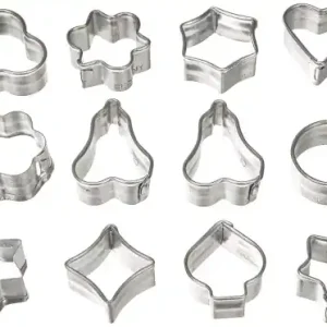 Reducere de preț Set de forme de taiat pentru patiserie Zenker 7733, 12 piese, diverse forme