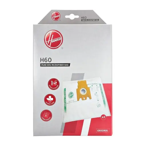 Vezi acum Sac Vacuum Hoover H60, 4 bucati, microfibra, filtrare eficienta