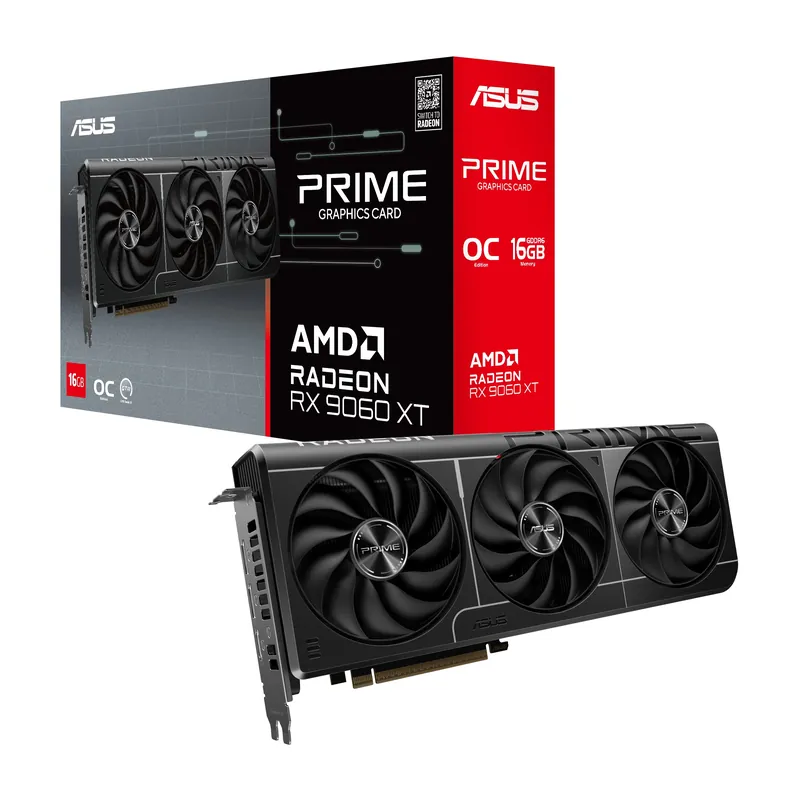 ASUS PRIME-RX9060XT-O16G Prime Radeon RX 9060 XT 16GB GDDR6 OC PCIE Cumpărături sigure