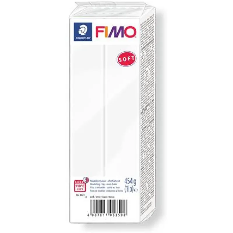 FIMO plastilină 454 g arde-out Soft alb Livrare gratuită