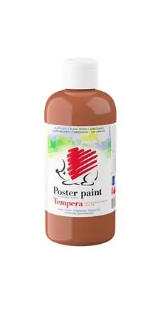 Preț mic ICO arici Tempera 500 ml maro închis