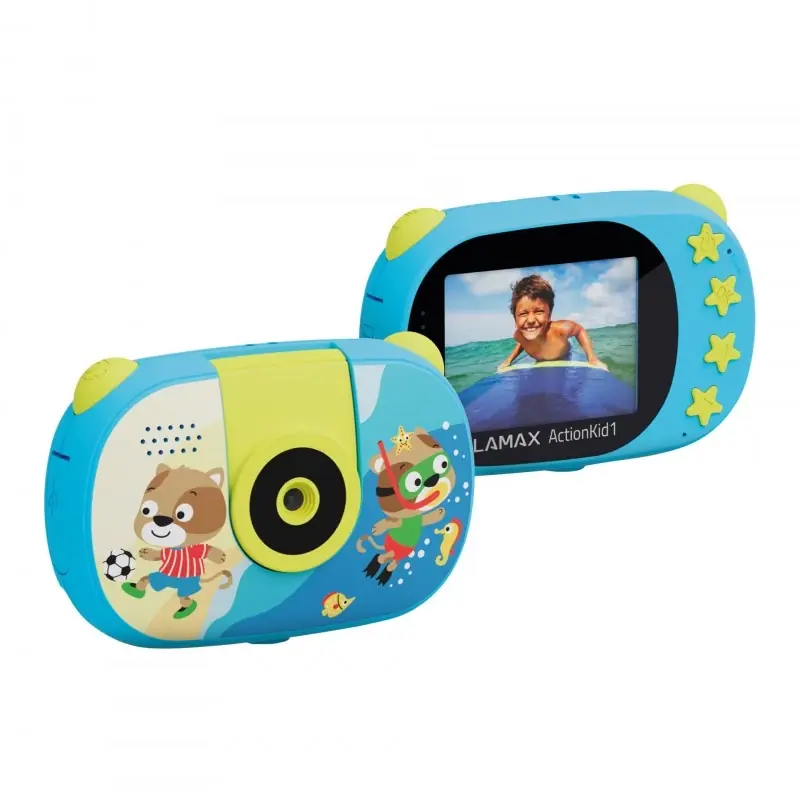 LAMAX ActionKid1 copil camera de acțiune albastru Ofertă specială