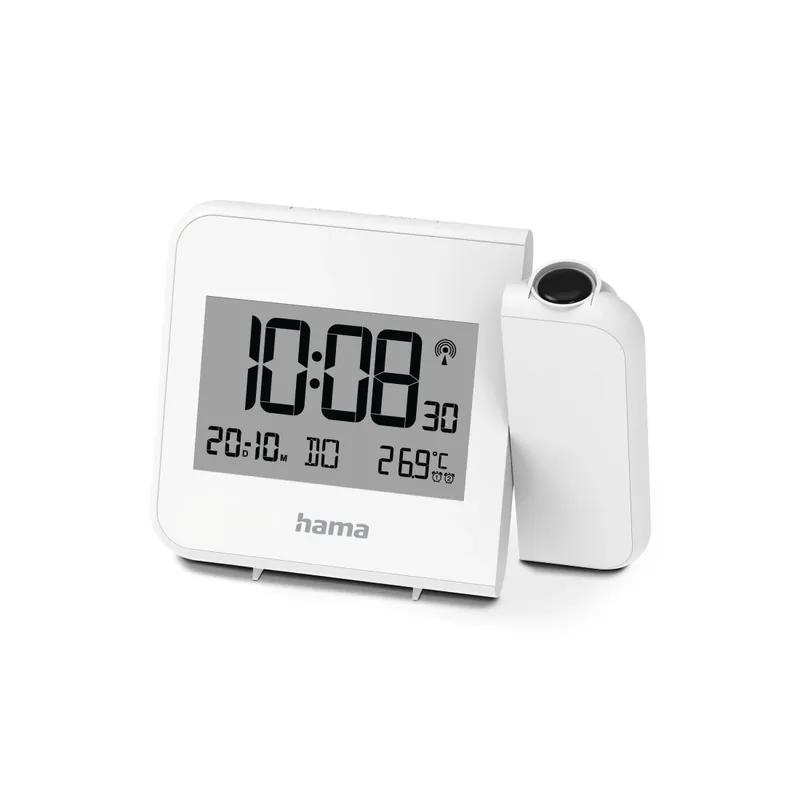 Premium HAMA Hvar proeminență ceas cu alarmă alb