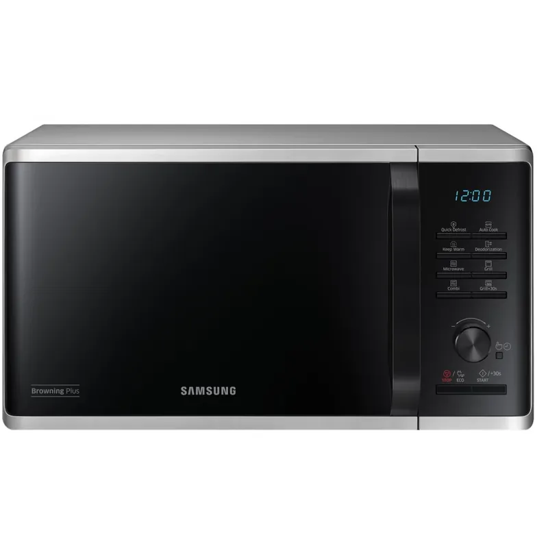 Cumpără online SAMSUNG MG23K3515AS/EO MW3500K Grill cuptor cu microunde cuptor Browning Plus cu funcţie 23 l