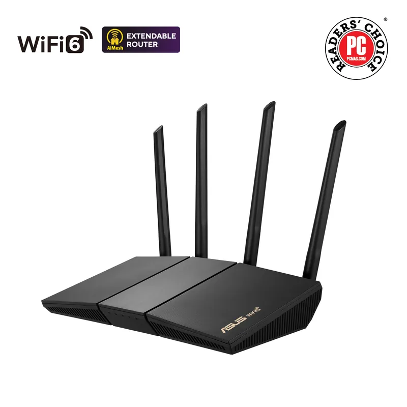 Livrare rapidă ASUS RT-AX57 AX3000 Dual Band WiFi 6 Extendable Router