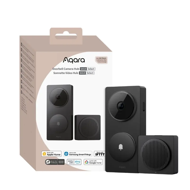AQARA G410 Select inteligent video interfon + hub negru Expediere rapidă