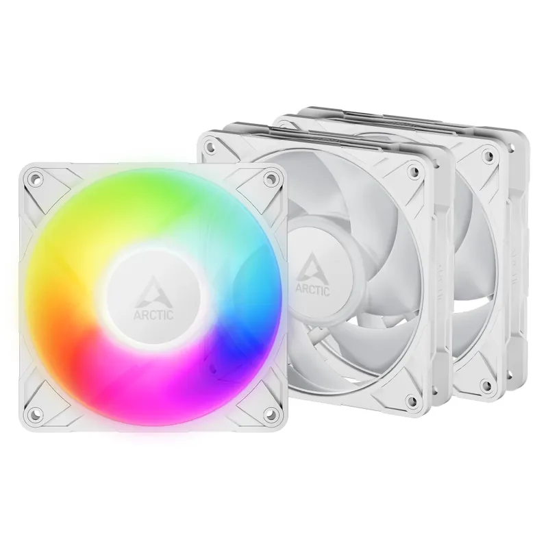 ARCTIC COOLING P12 Pro A-RGB 3 bucăţi set alb Livrare expres