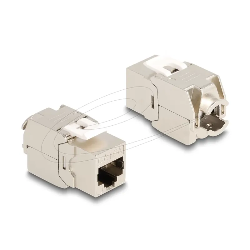 Super ofertă DELOCK Keystone modul Priza RJ45 Cat.6A STP 4 buc 86050