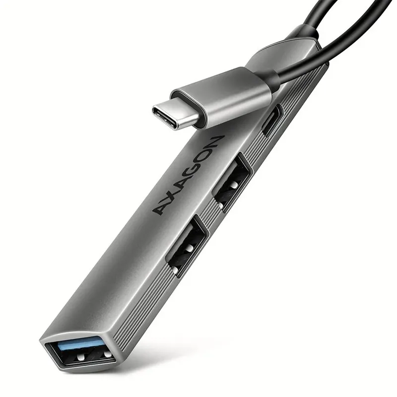 Ieftin AXAGON HUE-STC ALU STRIP USB-C 4 port hub