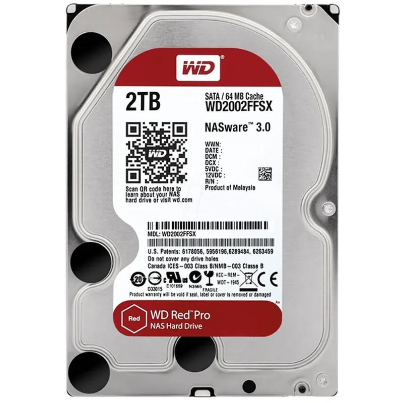 WD Red Pro 2TB 3.5" 7200rpm 64MB SATA WD2002FFSX Preț mic