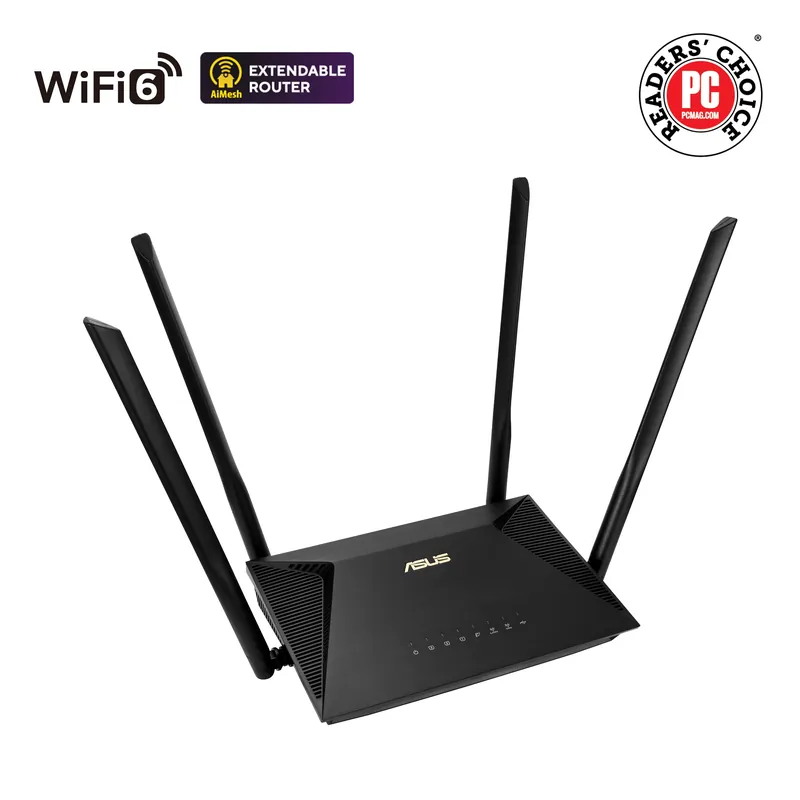 ASUS RT-AX53U Wi-Fi 6 Wireless AX1800 Dual Band Gigabit Router Comandă acum