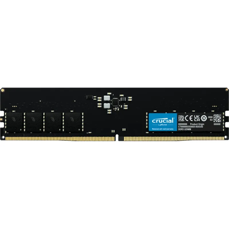 Vezi acum CRUCIAL 16GB DDR5 4800MHz CL40 CT16G48C40U5