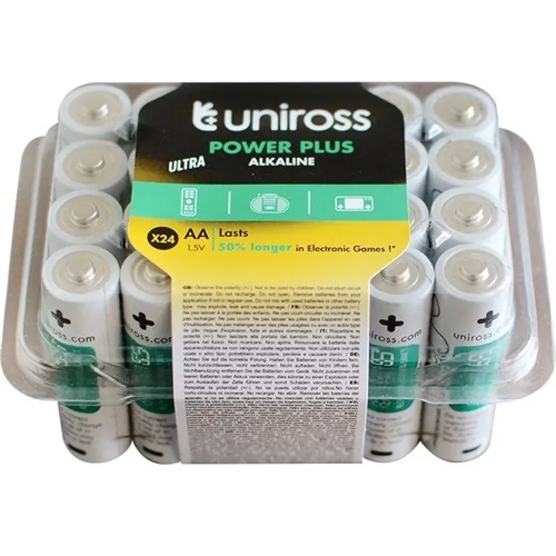 UNIROSS Power Plus creion element (AA) 24buc Nu rata
