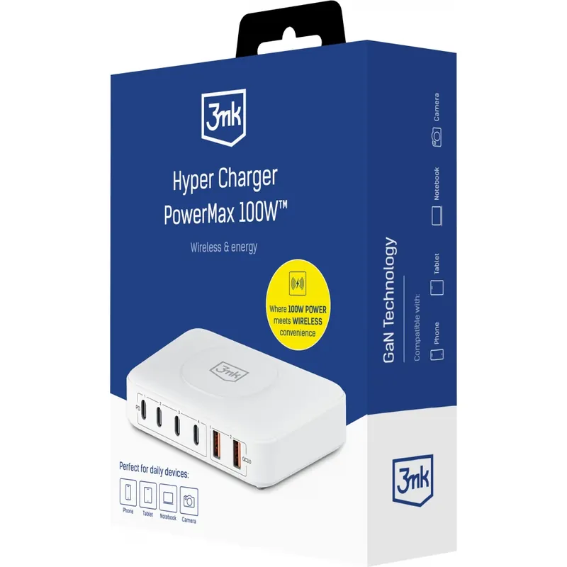 3MK Hyper Charger PowerMax 100W încărcător Doar azi