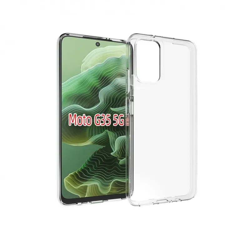 Preț redus CELLECT subțire silicon spate Motorola Moto G35 5G transparent