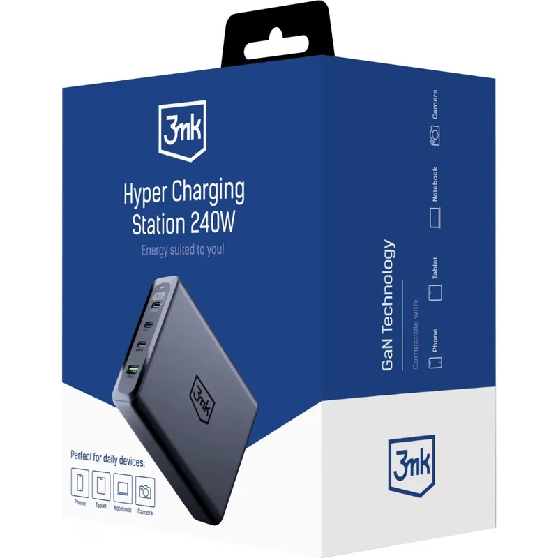 3MK Hyper Charging station 240W stație de încărcare Premium
