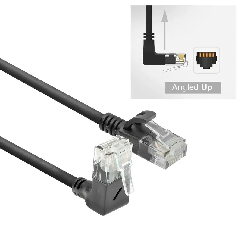 ACT CONNECTIVITY UTP CAT6A Conector Negru 25cm DC4952 Preț redus
