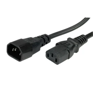 VALUELINE IEC Nutriție Negru 1m 19.99.1510 Cumpărături sigure