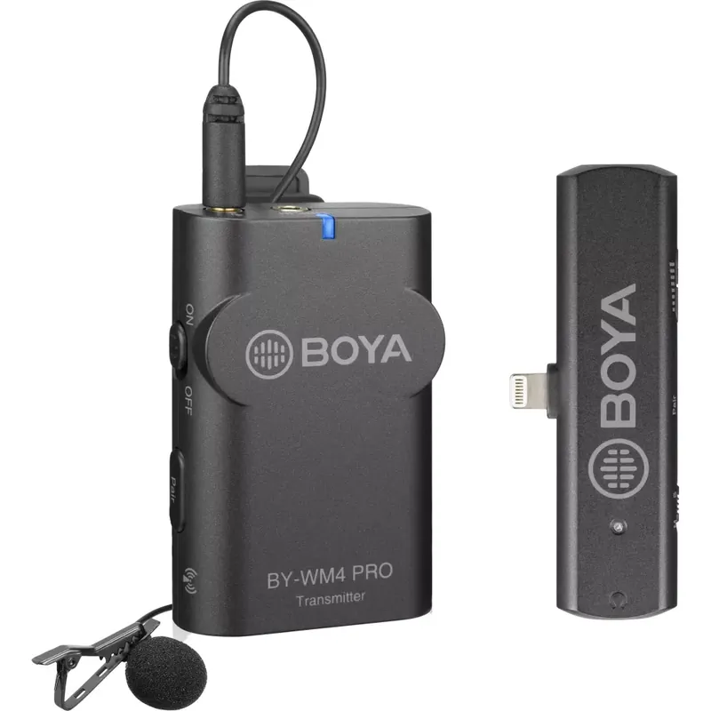BOYA BY-WM4 Pro-K3 2.4GHz Universal cablu fără mikrofon (iOS 1+1) Promoție