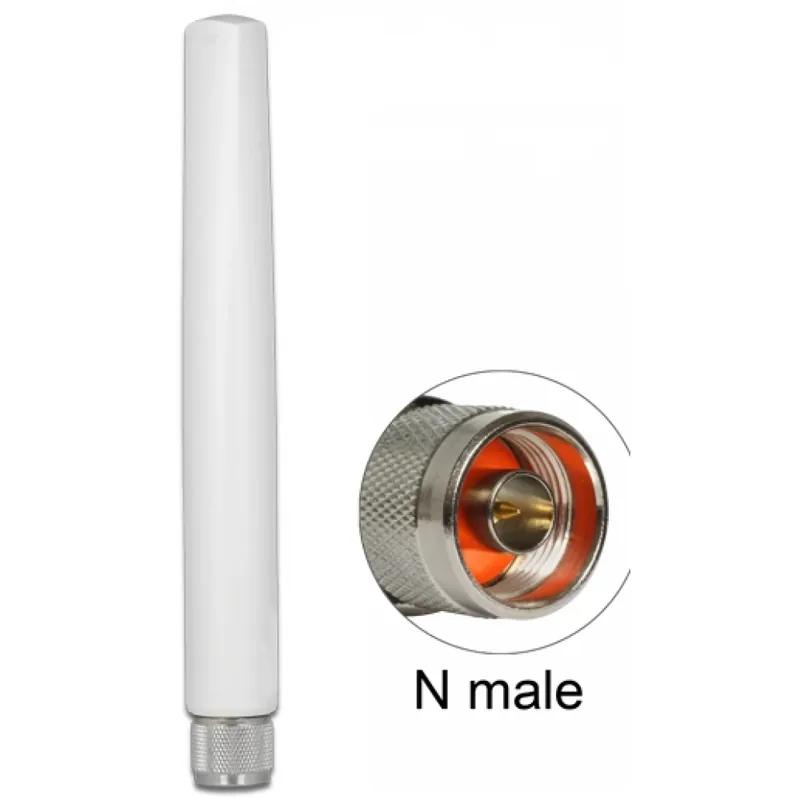 DELOCK 89637 LoRa 868 MHz antenna N-mufă 2.09 dBi nedirijate fix de aer liber alb Disponibil imediat