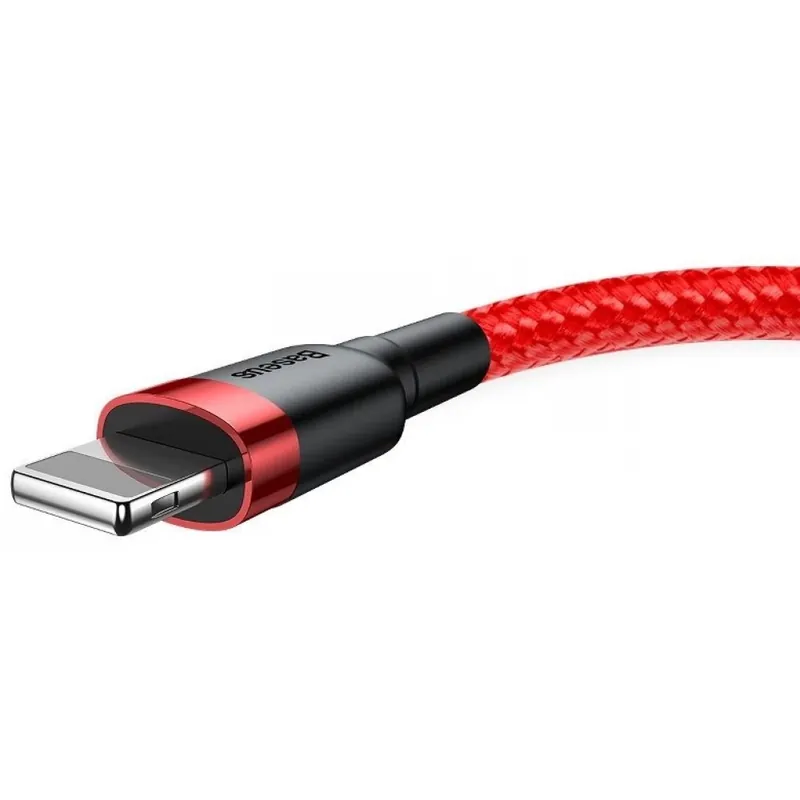 BASEUS USB Lightning Încărcător/cablu date roșu 2m CALKLF-C09 Ofertă specială