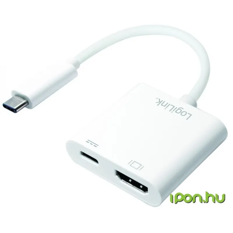 LOGILINK USB 3.1 Type C HDMI + USB Convertor Alb 14cm UA0257 Reducere extra