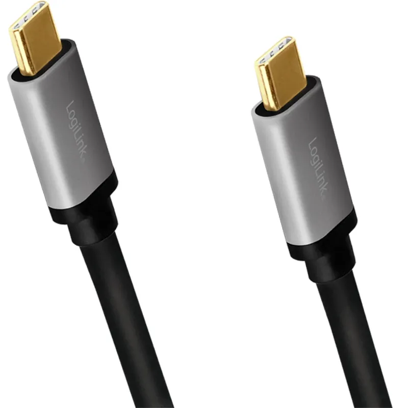 LOGILINK USB 2.0 Type C Conector Negru 1.5m CUA0106 Noutate