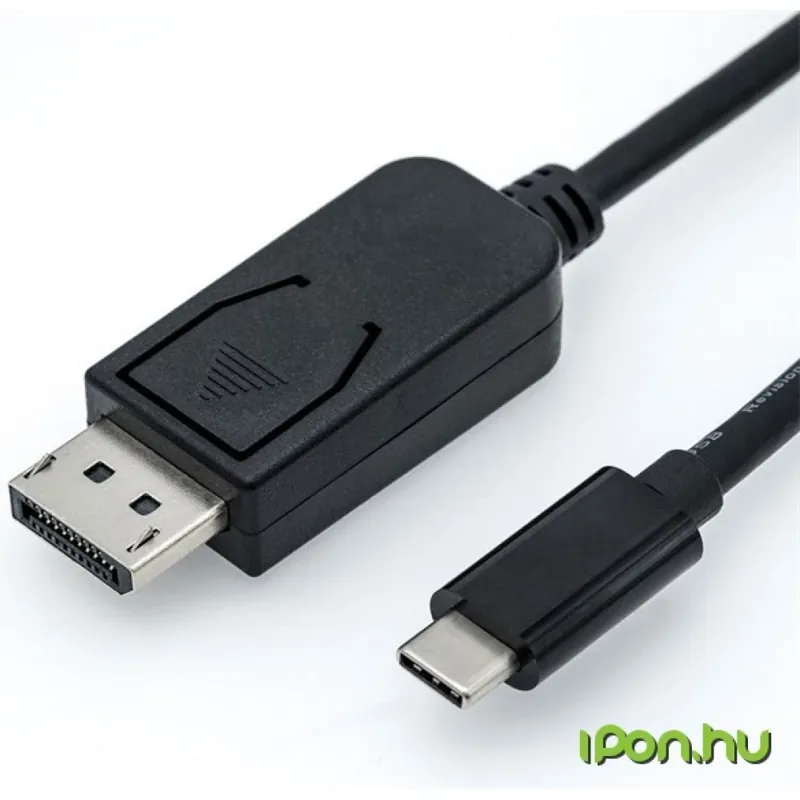 Promoție ROLINE USB 3.1 Type C DisplayPort Convertor Negru 1m 11.04.5845-10
