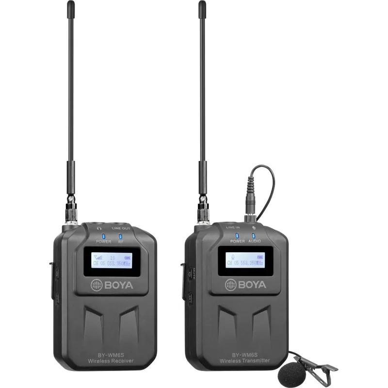 BOYA BY-WM6S UHF wireless set Promoție
