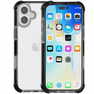 Expediere rapidă CELLECT Rezistent la șocuri silicon toc iPhone 16 Plus negru