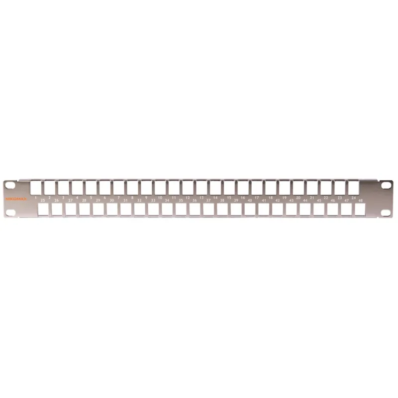 NIKOMAX Modular patch panel NMC-RP48-BLANK-1U-MT Cel mai vândut