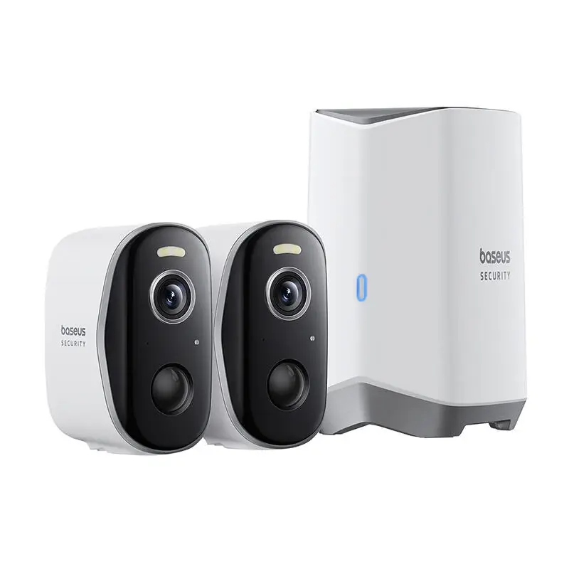 BASEUS N1 Plus 2K 2 cameră kit alb Retur ușor