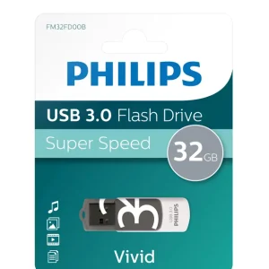 Ieftin PHILIPS Vivid Edition 32GB USB 3.0 Alb