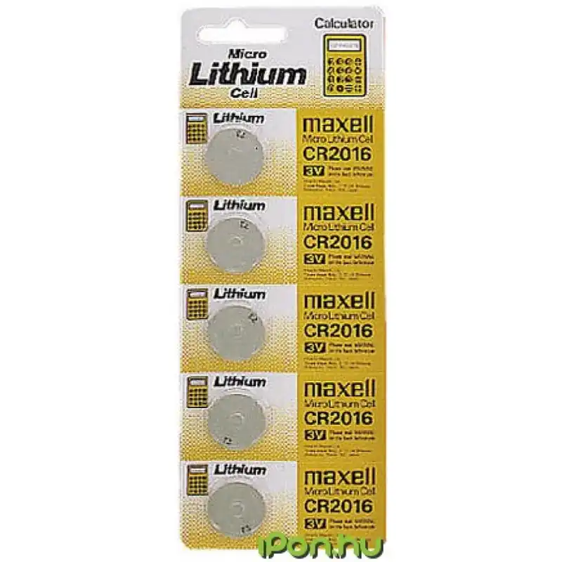 MAXELL CR2016 Lithium baterie buton (CR) 5buc Retur ușor