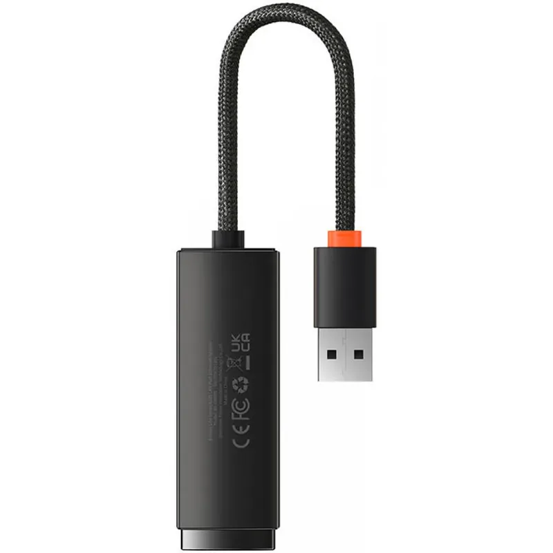 Preț redus BASEUS WKQX000001 USB 2.0 UTP Convertor 100Mbps negru