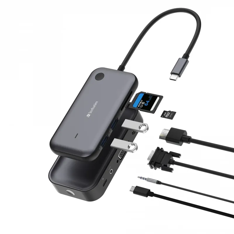 VERBATIM WDA-01 USB-C Wireless Display Adapter with Hub Plată sigură