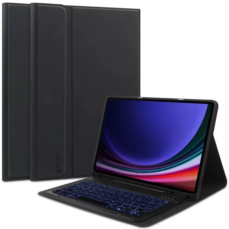 ZONE TP SC Pen + Keyboard Bluetooth caracteristici cheie mappa toc stylus suport Samsung Galaxy Tab A9 (8.7) negru Retur ușor