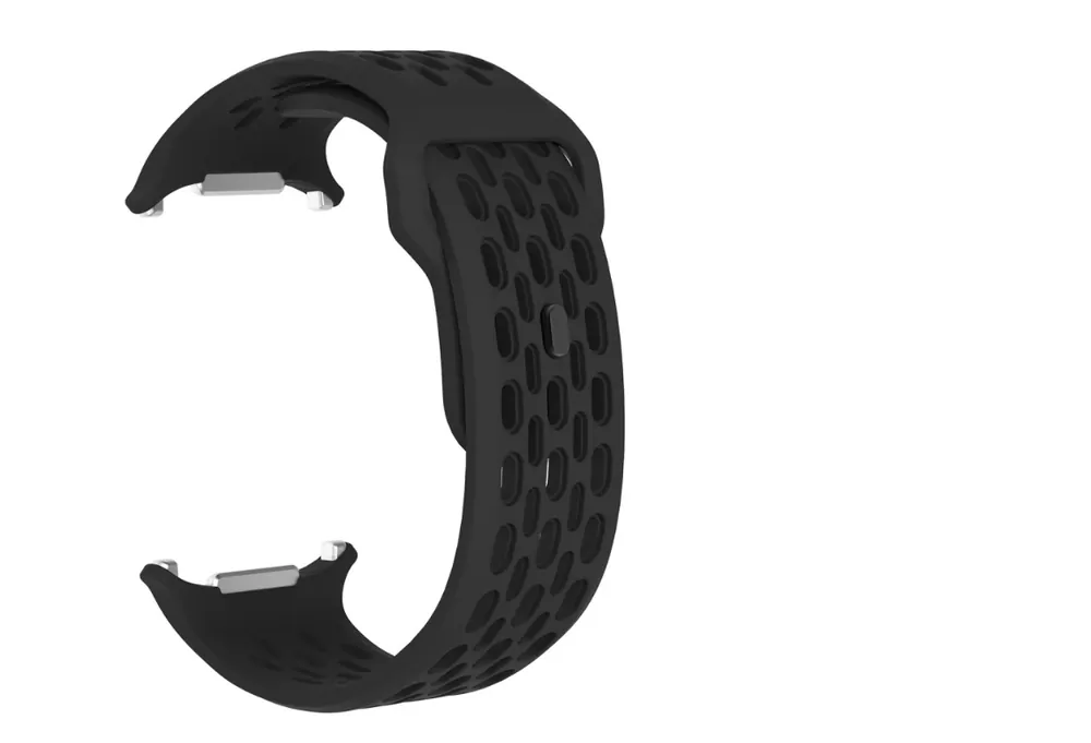 Cumpără online CELLECT Galaxy Watch 7 Ultra perforată magnetic silicon curea de ceas 24mm negru