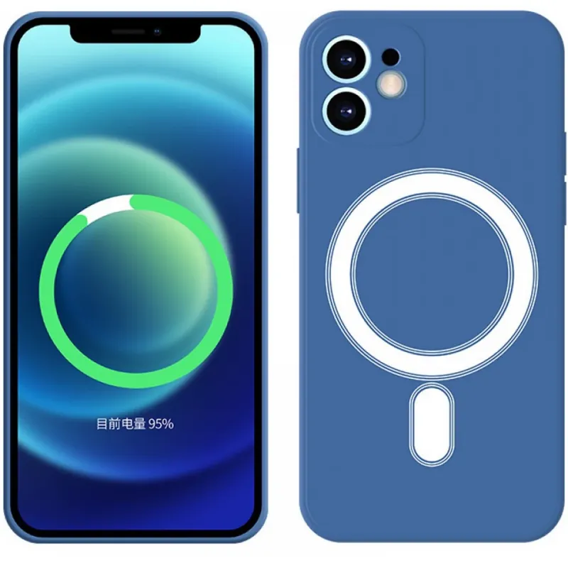 CELLECT magnetic silicon toc iPhone 12 Pro albastru Ofertă limitată