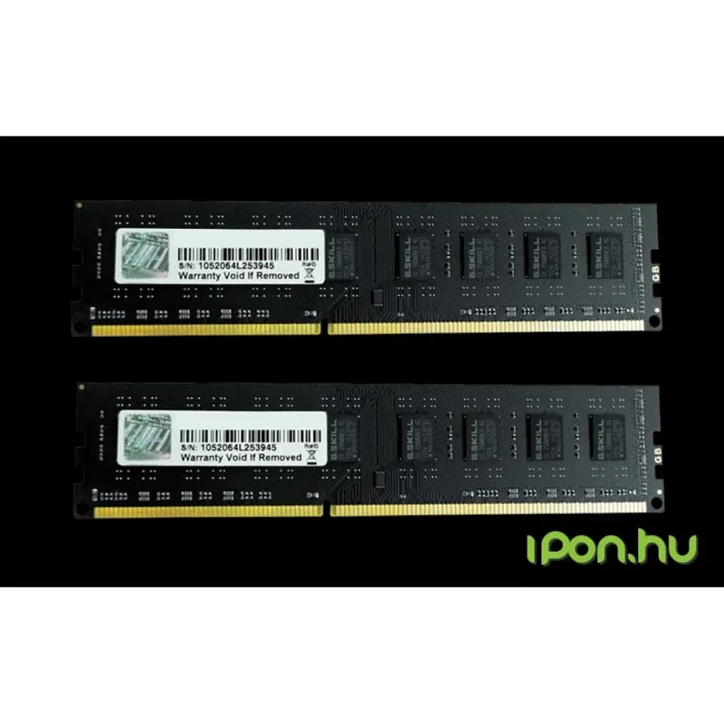 Bestseller G.SKILL 8GB Value DDR3 1333MHz CL9 KIT F3-1333C9D-8GNS