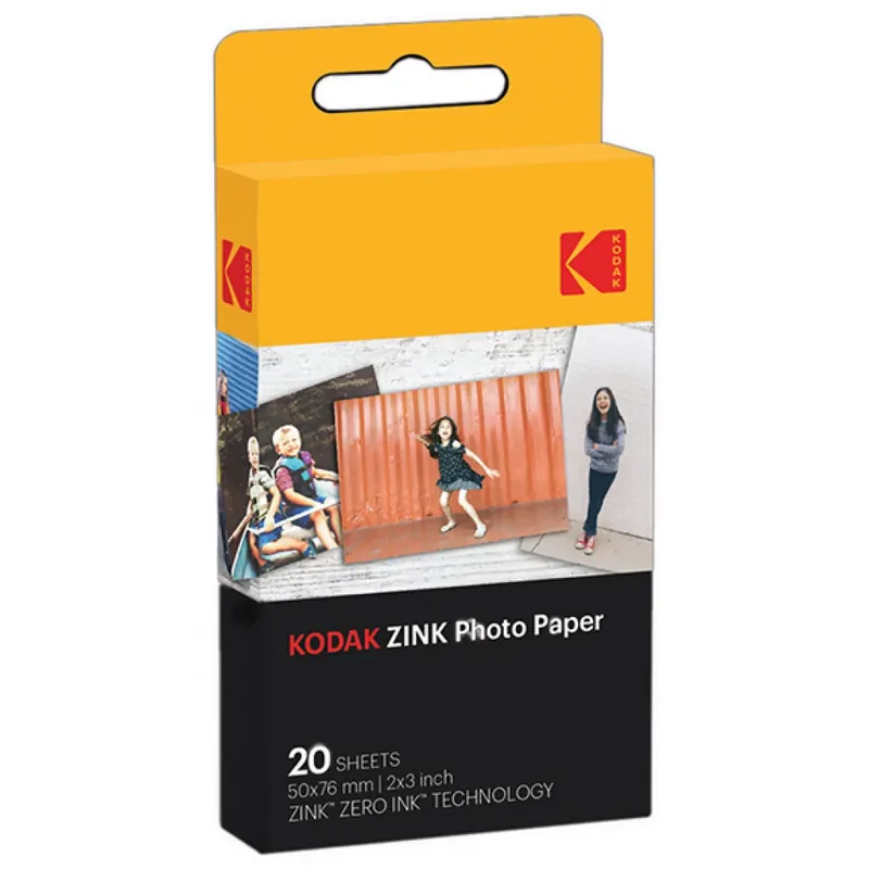 KODAK Zink autocolant hârtie fotografică Printomatic pentru aparat foto - 20 db-s Plată securizată