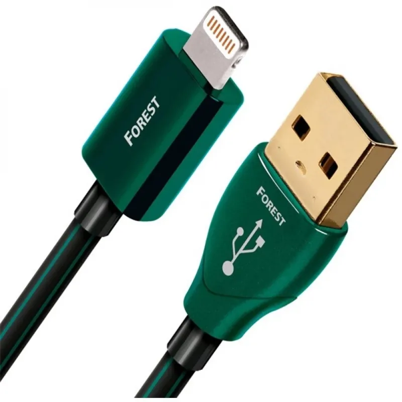 AUDIOQUEST USB Lightning Încărcător/cablu date Negru-Verde 1.5m LTNUSBFOR01.5 Cumpără acum