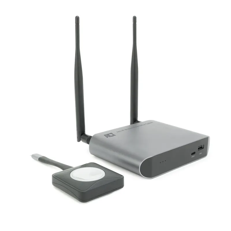 ACT CONNECTIVITY AC7960 Aero 4K Wireless Presentation System Gri Calitate înaltă