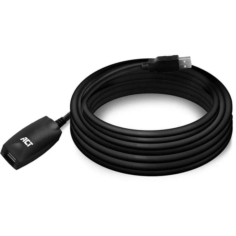 ACT CONNECTIVITY USB prelungitor Negru 5m AC6005 Ofertă exclusivă