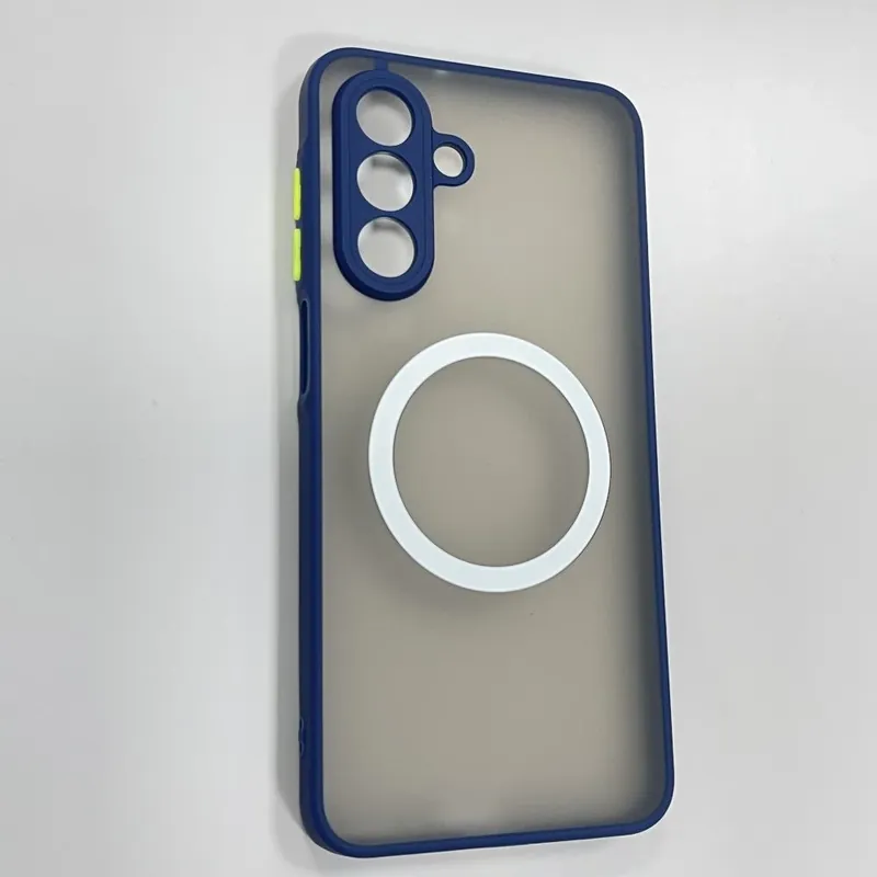 CELLECT magnetic plastic toc Samsung Galaxy A26 albastru-verde Reducere de preț