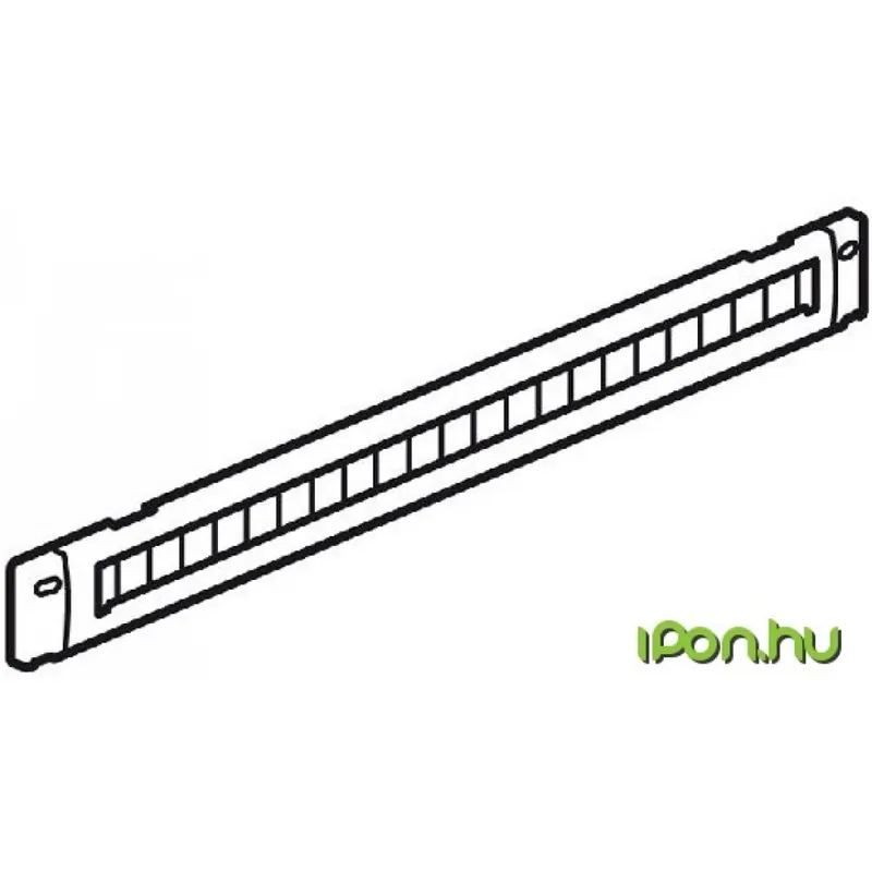 Chilipir LEGRAND 19" 1U orizontal cu perie organizator panel 046530