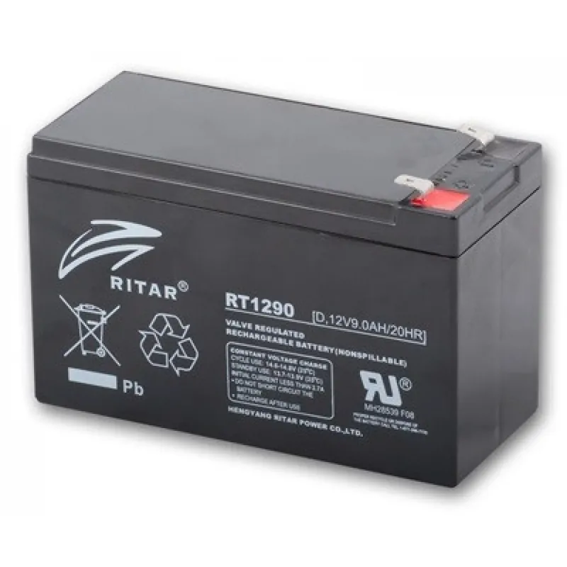 RITAR DC12-9-F2 12V/9Ah ciclic baterii cu plumb Plată sigură