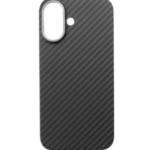 Lichidare de stoc CELLECT Aramid carbon backplate iPhone 16 negru