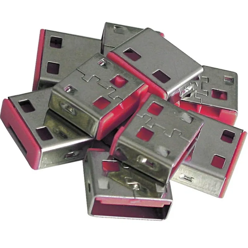 LINDY USB securitate mufă roșu (10buc / pachet) Livrare expres