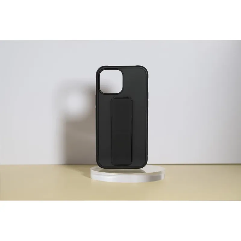 CELLECT TPU+PC cauciucat backplate cu outrigger iPhone 14 Pro negru Lichidare de stoc
